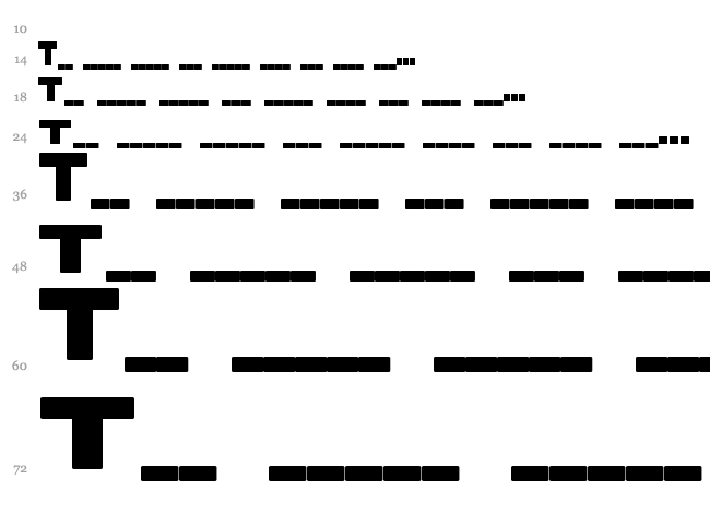Fenix Blackletter Caps font waterfall